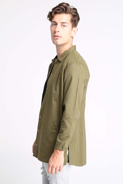 Twill Parka With Back Print