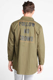 Twill Parka With Back Print