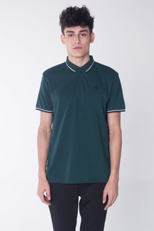 Relaxed Fit Polo Shirt With Tipping