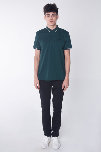 Relaxed Fit Polo Shirt With Tipping