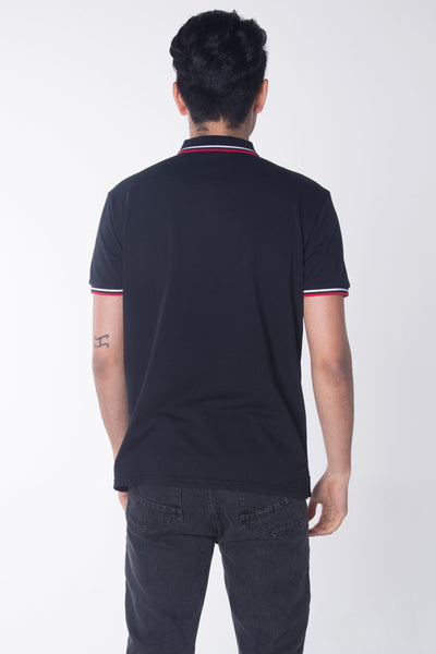 Relaxed Fit Polo Shirt With Tipping