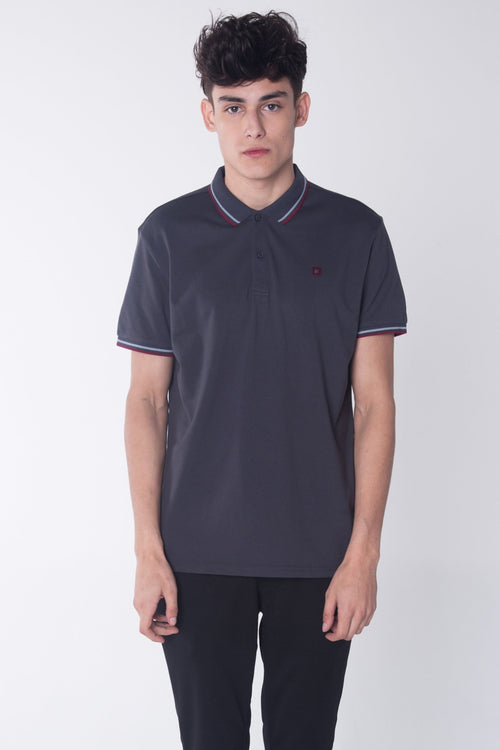 Relaxed Fit Polo Shirt With Tipping