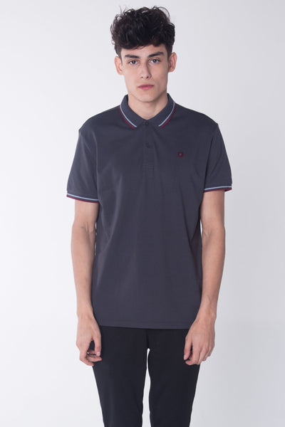 Relaxed Fit Polo Shirt With Tipping