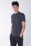 Relaxed Fit Polo Shirt With Tipping