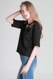Boxy Tee With Graphic Print