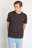 Relaxed Fit Tee With All-Over Print