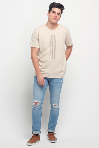 Relaxed Fit Tee With Embroidery