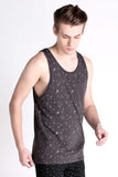 Semi Fit Tank Top With All-Over Print