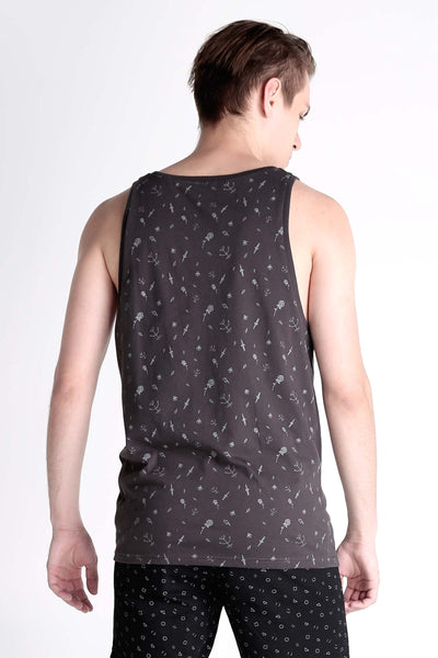 Semi Fit Tank Top With All-Over Print