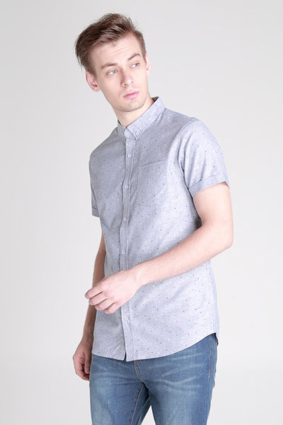 Oxford Shirt With All-Over Print