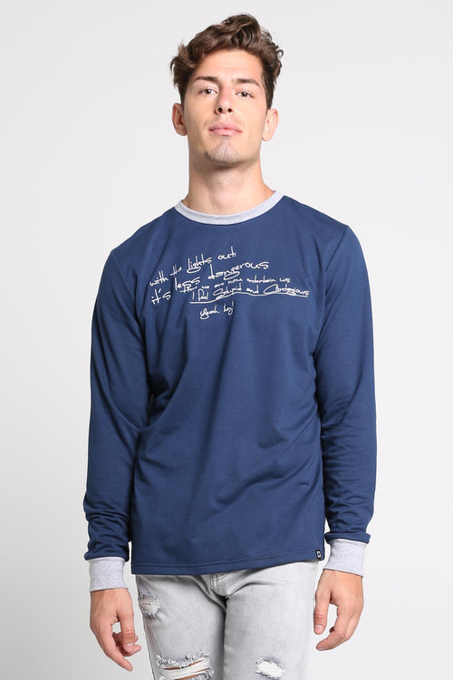 Relaxed Fit Pullover With Embroidery