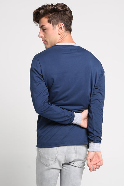 Relaxed Fit Pullover With Embroidery