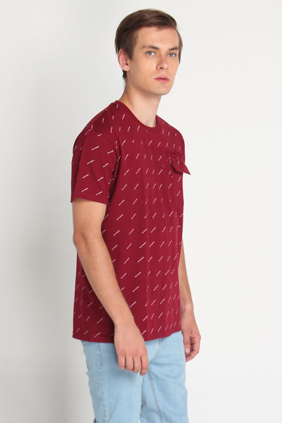 Relaxed Fit Tee With Pocket Detail