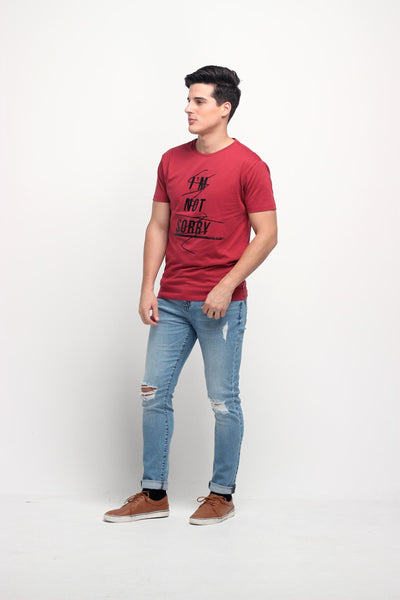 Pumped Up Tee Semi Fit Tee With Graphic Print