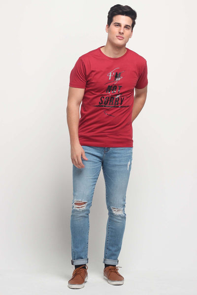 Pumped Up Tee Semi Fit Tee With Graphic Print