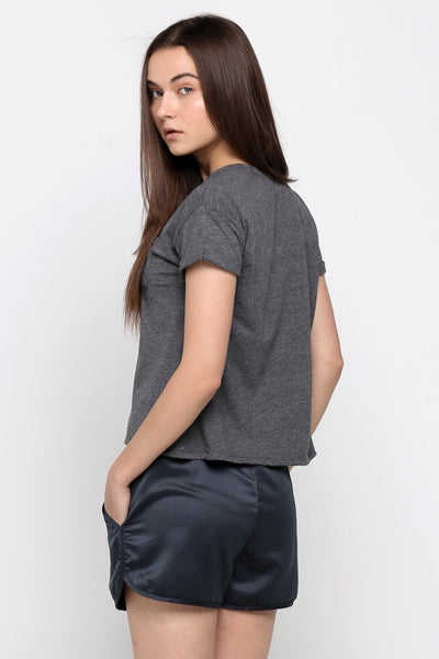 Boxy Tee With Pocket