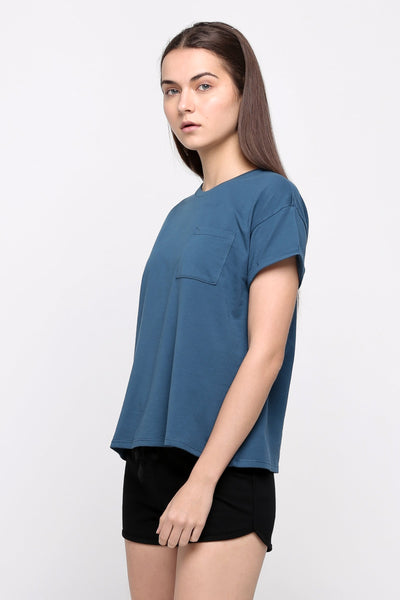Boxy Tee With Pocket