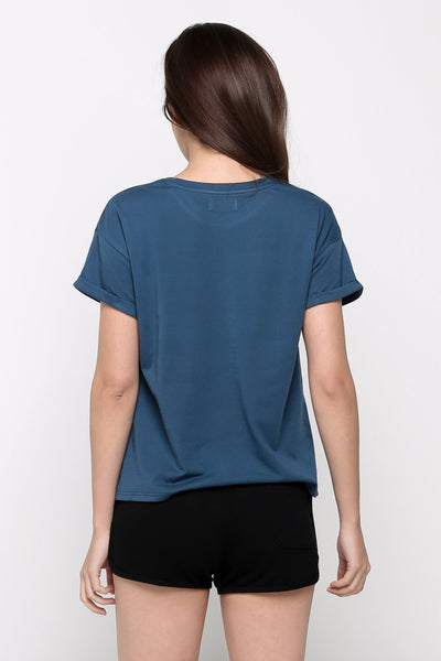 Boxy Tee With Pocket