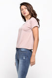 Boxy Tee With Pocket