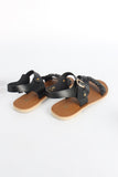 Braided Synthetic Leather Sandals