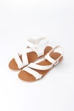 Braided Synthetic Leather Sandals