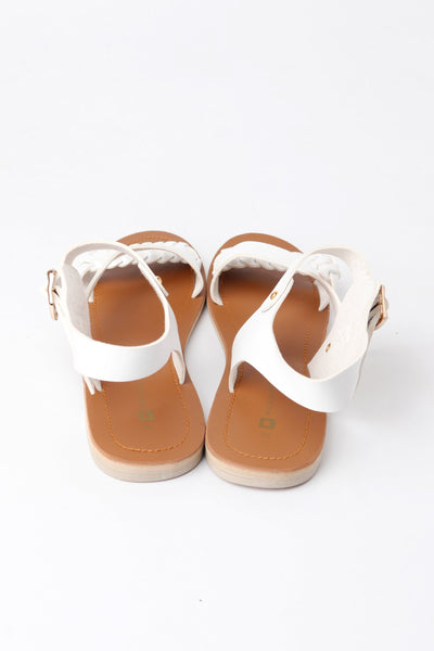 Braided Synthetic Leather Sandals