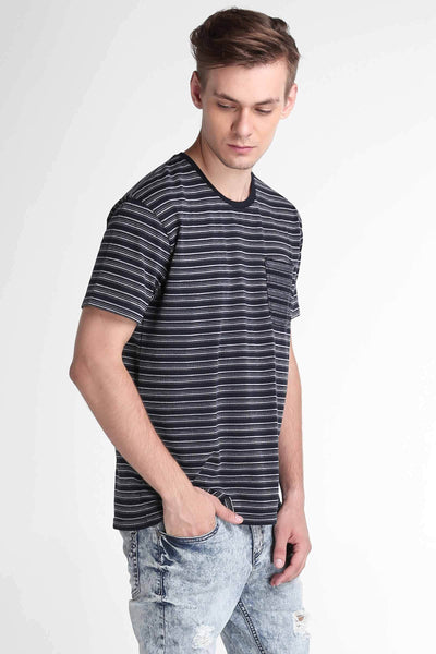 Relaxed Fit Tee With Pocket Detail