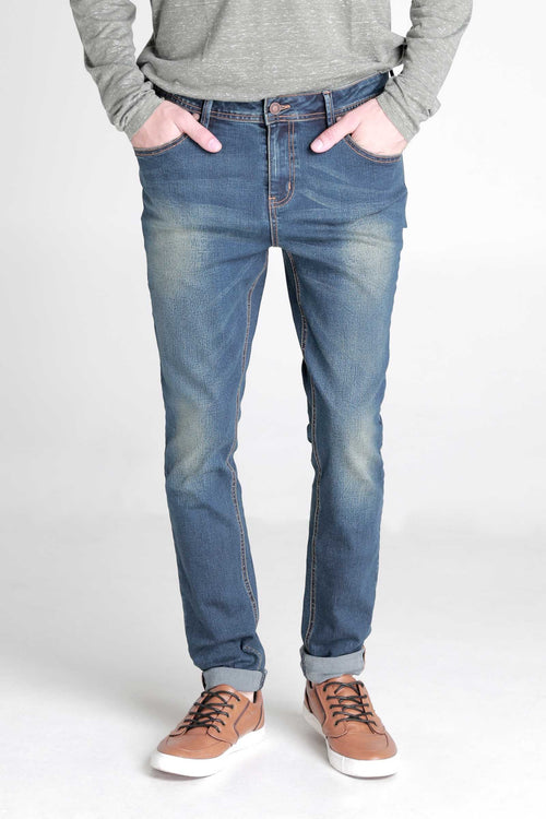 Skinny Fit 5-Pocket Jeans With Zipper Fly