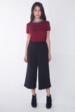 Semi Fit Tee With Tipping