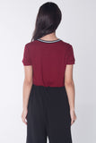 Semi Fit Tee With Tipping