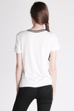  Relaxed Fit Ringer Tee in Rayon