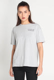 Boyfriend Fit Tee With Embroidery