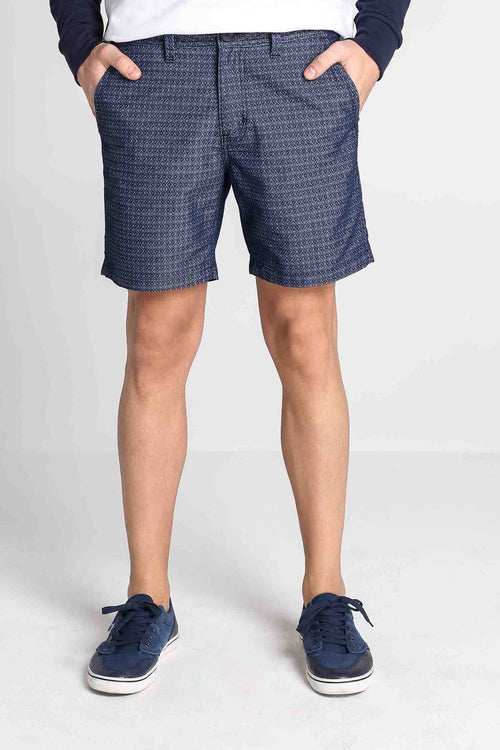 Modern Fit Chino Shorts With Zipper Fly