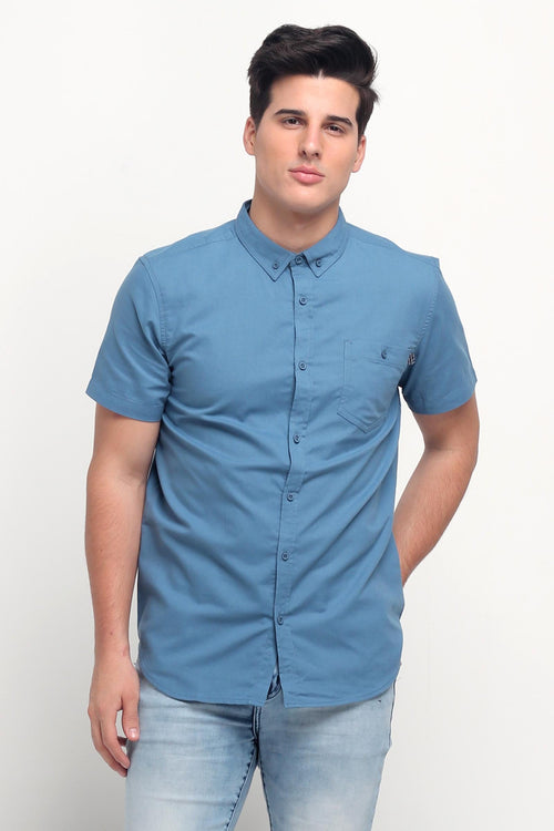 Oxford Shirt With Pocket Detail