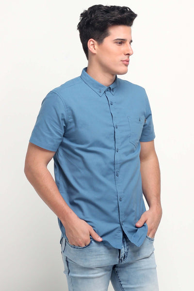 Oxford Shirt With Pocket Detail