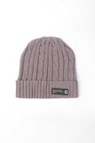 Textured Beanie With Patch