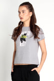 Tee With Graphic Print
