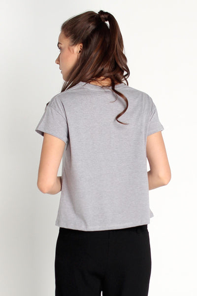 Tee With Graphic Print