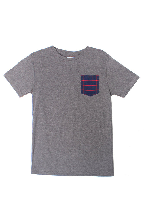 Semi Fit Tee With Pocket Detail