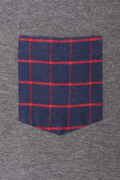 Semi Fit Tee With Pocket Detail