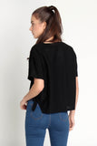 Relaxed Fit Tee With Embroidery