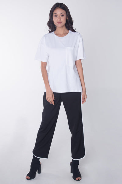 Relaxed Fit Tee With Pocket Detail
