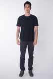 Relaxed Fit Tee With Cut & Sew Panel