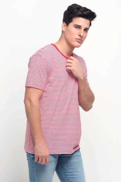 Relaxed Fit Tee With Patch And Pocket Detail