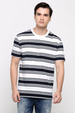 Relaxed Fit Tee With Color Blocking