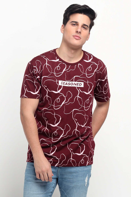 Relaxed Fit Tee With Graphic Print