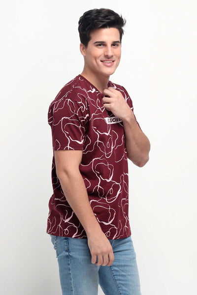 Relaxed Fit Tee With Graphic Print