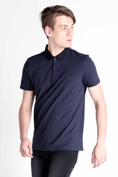 Polo Shirt With All-Over Print