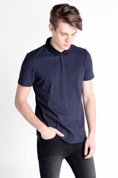 Polo Shirt With All-Over Print