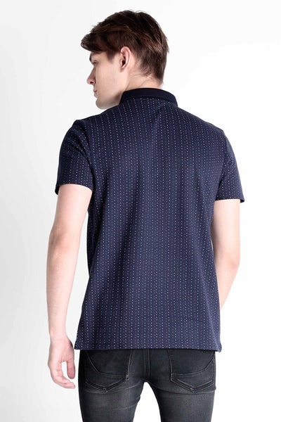 Polo Shirt With All-Over Print